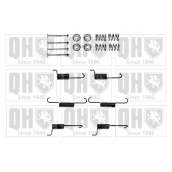 Kit d'accessoires, mâchoire de frein QUINTON HAZELL BFK458 pour HYUNDAI TRAJET 2.0 CRDi - 113cv