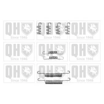 QUINTON HAZELL BFK466 - Kit d'accessoires, mâchoires de frein de stationnement