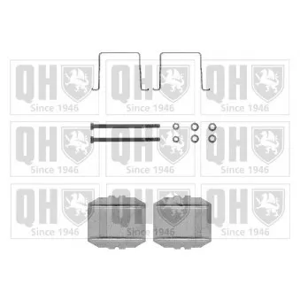QUINTON HAZELL BFK617 - Kit d'accessoires, plaquette de frein à disque