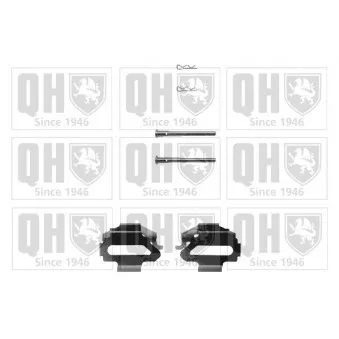 Kit d'accessoires, plaquette de frein à disque QUINTON HAZELL BFK643
