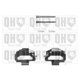 QUINTON HAZELL BFK651 - Kit d'accessoires, plaquette de frein à disque