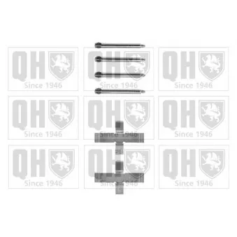 QUINTON HAZELL BFK654 - Kit d'accessoires, plaquette de frein à disque