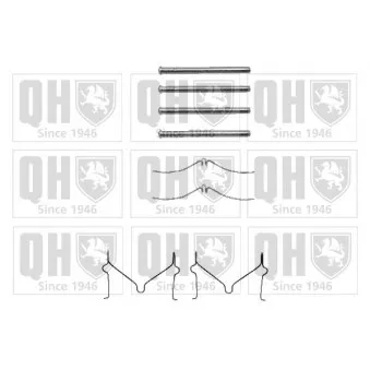 QUINTON HAZELL BFK693 - Kit d'accessoires, plaquette de frein à disque