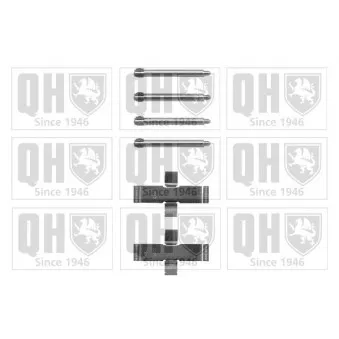 QUINTON HAZELL BFK701 - Kit d'accessoires, plaquette de frein à disque