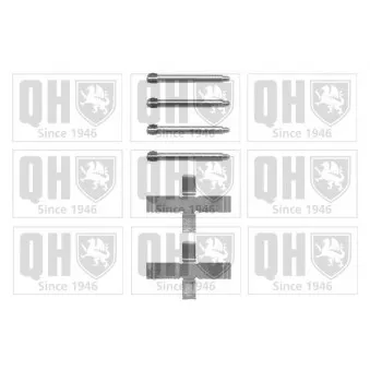 QUINTON HAZELL BFK702 - Kit d'accessoires, plaquette de frein à disque