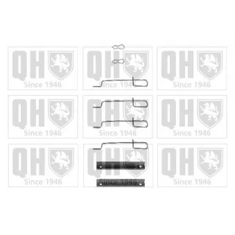 QUINTON HAZELL BFK746 - Kit d'accessoires, plaquette de frein à disque