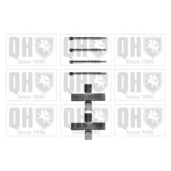 QUINTON HAZELL BFK817 - Kit d'accessoires, plaquette de frein à disque