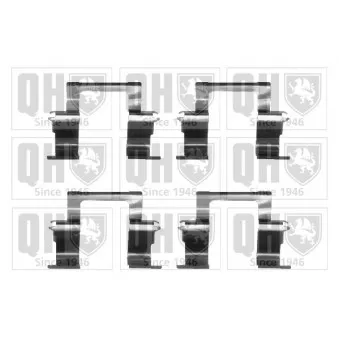 QUINTON HAZELL BFK864 - Kit d'accessoires, plaquette de frein à disque
