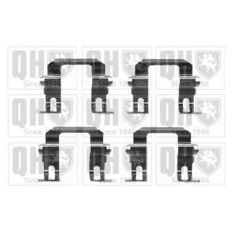 QUINTON HAZELL BFK865 - Kit d'accessoires, plaquette de frein à disque