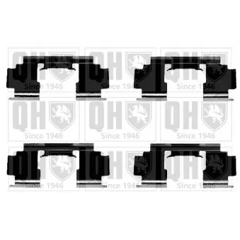 Kit d'accessoires, plaquette de frein à disque QUINTON HAZELL BFK866 pour ROVER 400 414 Si - 103cv