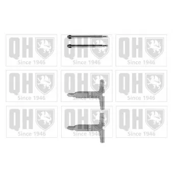 Kit d'accessoires, plaquette de frein à disque QUINTON HAZELL BFK882 pour MERCEDES-BENZ CLASSE C C 220 T D - 75cv