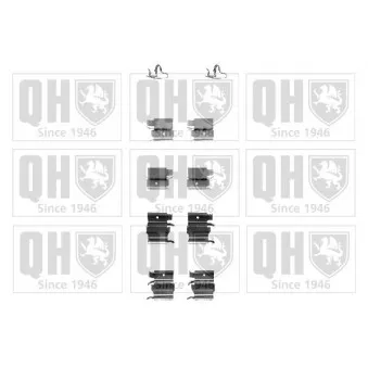 QUINTON HAZELL BFK895 - Kit d'accessoires, plaquette de frein à disque