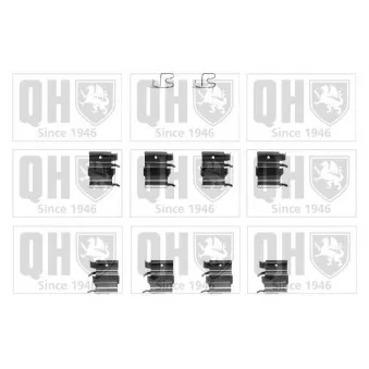 Kit d'accessoires, plaquette de frein à disque QUINTON HAZELL BFK899 pour MAZDA MX-5 1.8 - 130cv