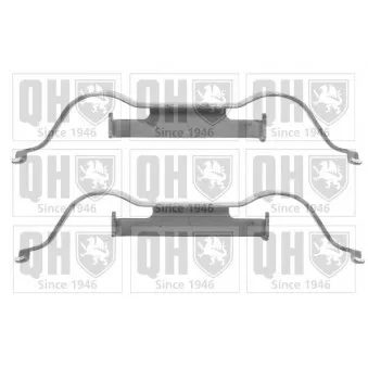 Kit d'accessoires, plaquette de frein à disque QUINTON HAZELL BFK915 pour FORD GALAXY 2.8 V6 - 204cv