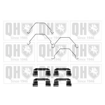 QUINTON HAZELL BFK919 - Kit d'accessoires, plaquette de frein à disque