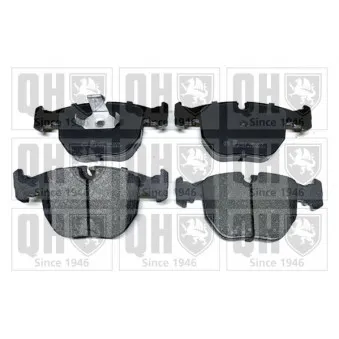 Jeu de 4 plaquettes de frein avant QUINTON HAZELL OEM 34112282166