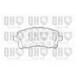QUINTON HAZELL BP1180 - Jeu de 4 plaquettes de frein avant