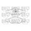 QUINTON HAZELL BP1260 - Jeu de 4 plaquettes de frein avant