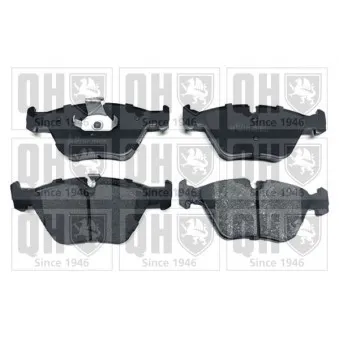 Jeu de 4 plaquettes de frein avant QUINTON HAZELL OEM SFP000040