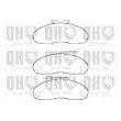 QUINTON HAZELL BP1451 - Jeu de 4 plaquettes de frein avant