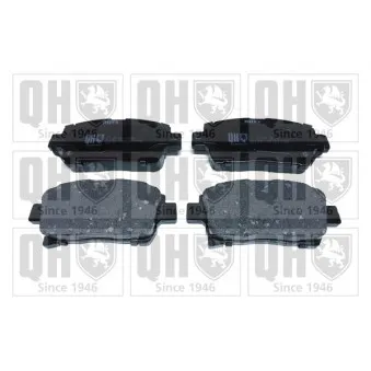 Jeu de 4 plaquettes de frein avant QUINTON HAZELL OEM 044650W080