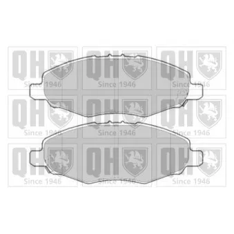 Jeu de 4 plaquettes de frein avant QUINTON HAZELL OEM 044650K130