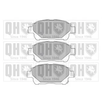 Jeu de 4 plaquettes de frein avant QUINTON HAZELL OEM 0446574020