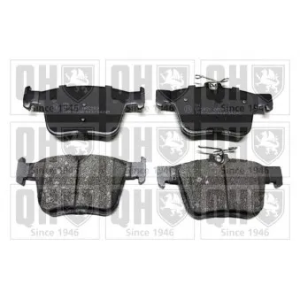 Jeu de 4 plaquettes de frein arrière QUINTON HAZELL OEM 8V0698451F
