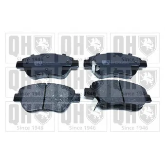 Jeu de 4 plaquettes de frein avant QUINTON HAZELL OEM 95513810
