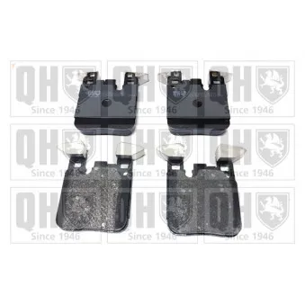 Jeu de 4 plaquettes de frein arrière QUINTON HAZELL OEM 34216876422