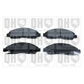 Jeu de 4 plaquettes de frein avant QUINTON HAZELL OEM 8973682510