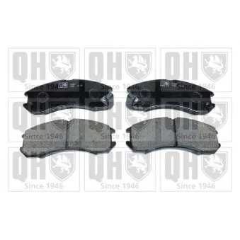 Jeu de 4 plaquettes de frein avant QUINTON HAZELL OEM E92Z2001B