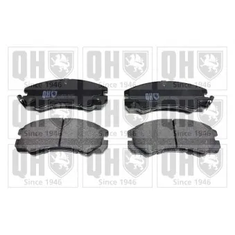 Jeu de 4 plaquettes de frein avant QUINTON HAZELL OEM 97180525