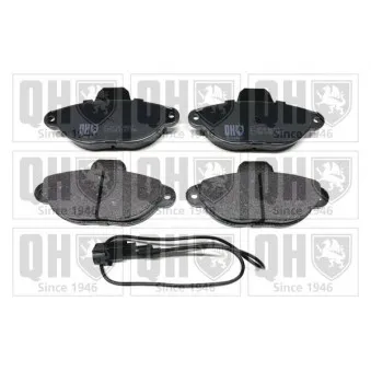Jeu de 4 plaquettes de frein avant QUINTON HAZELL OEM 77362248
