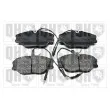 QUINTON HAZELL BP812 - Jeu de 4 plaquettes de frein avant