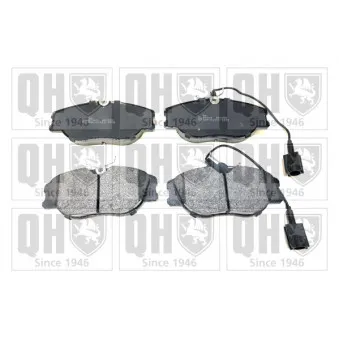 Jeu de 4 plaquettes de frein avant QUINTON HAZELL OEM 9946227