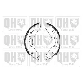 QUINTON HAZELL BS532 - Jeu de mâchoires de frein