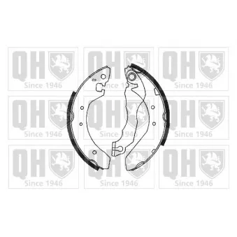 Jeu de mâchoires de frein QUINTON HAZELL OEM 4762012040