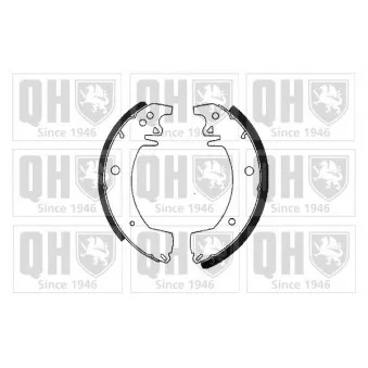 Jeu de mâchoires de frein QUINTON HAZELL OEM 7701202324