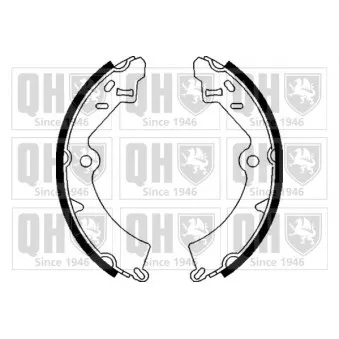 Jeu de mâchoires de frein QUINTON HAZELL OEM 4406056L25