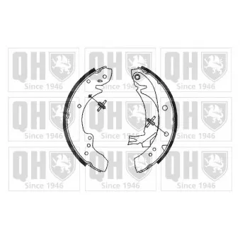 Jeu de mâchoires de frein QUINTON HAZELL OEM 4251H4