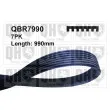 QUINTON HAZELL QBR7990 - Courroie trapézoïdale à nervures