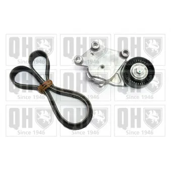 Jeu de courroies trapézoïdales à nervures QUINTON HAZELL QDK104 pour CITROEN C1 1.4 HDI - 54cv