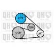 QUINTON HAZELL QDK142 - Jeu de courroies trapézoïdales à nervures