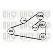 QUINTON HAZELL QDK24 - Jeu de courroies trapézoïdales à nervures