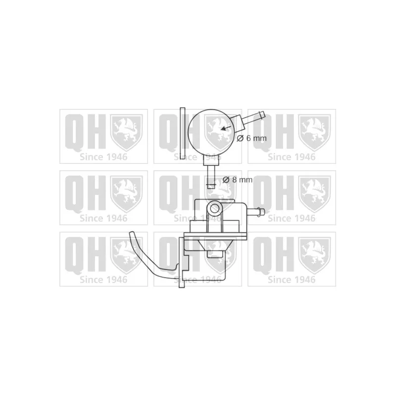 Pompe à carburant QUINTON HAZELL QFP116 - Visuel 1