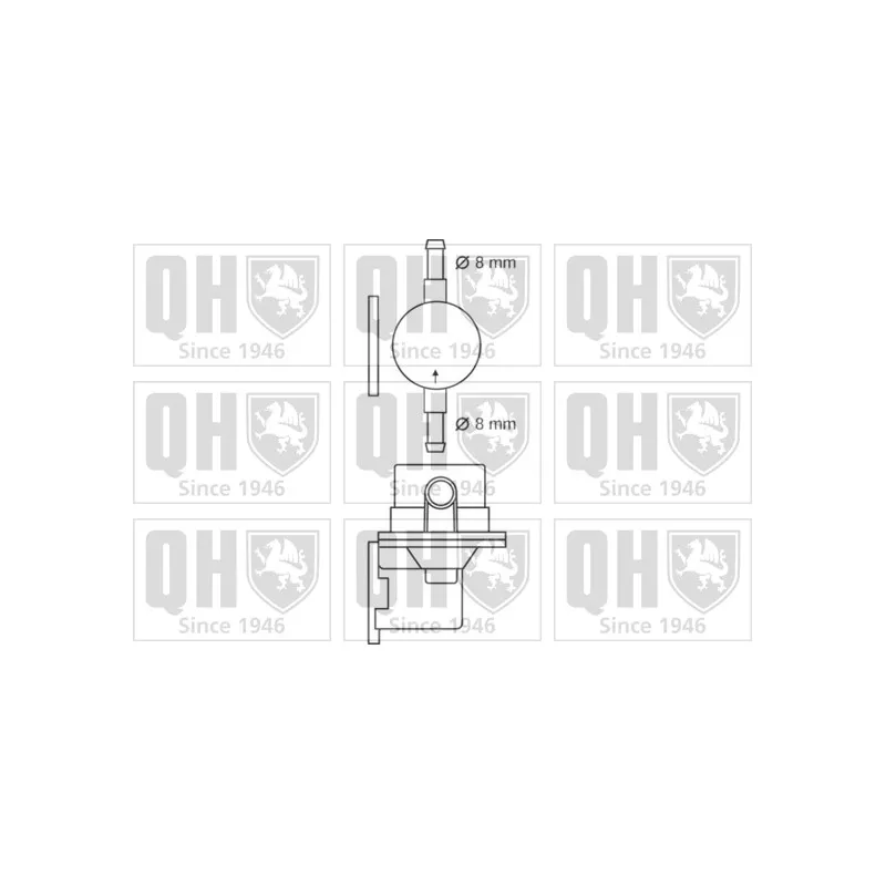 Pompe à carburant QUINTON HAZELL QFP164 - Visuel 1