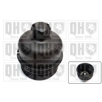 Couvercle, boîtier du filtre à huile QUINTON HAZELL QOC1010 pour CITROEN C5 2.2 HDI - 170cv