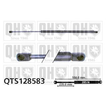 QUINTON HAZELL QTS128583 - Vérin, capot-moteur