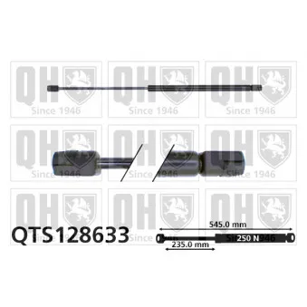 QUINTON HAZELL QTS128633 - Vérin, capot-moteur